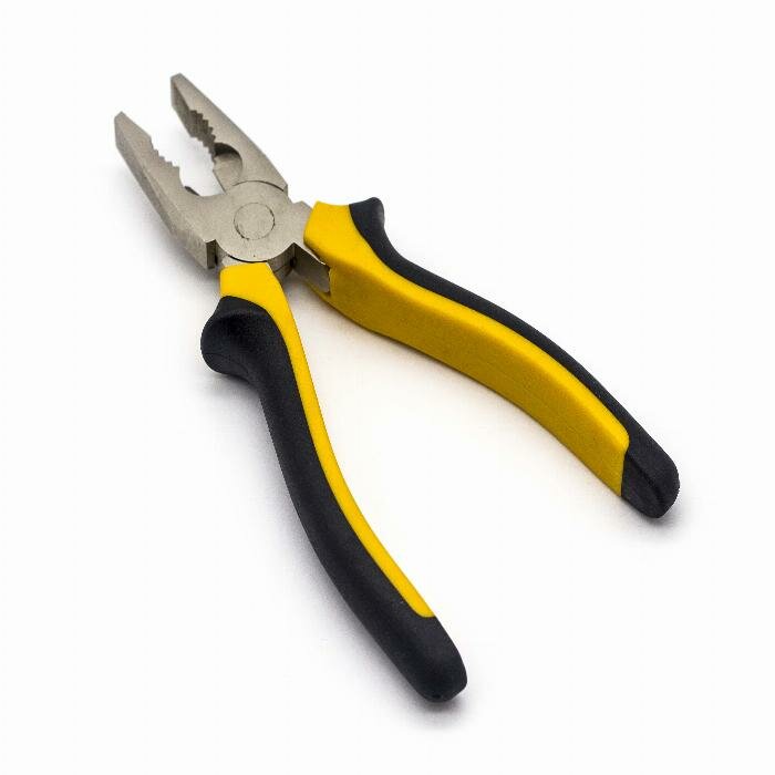 фото Плоскогубцы, Ultima, 200 мм, комбинированные, двухкомпонентные рукоятки