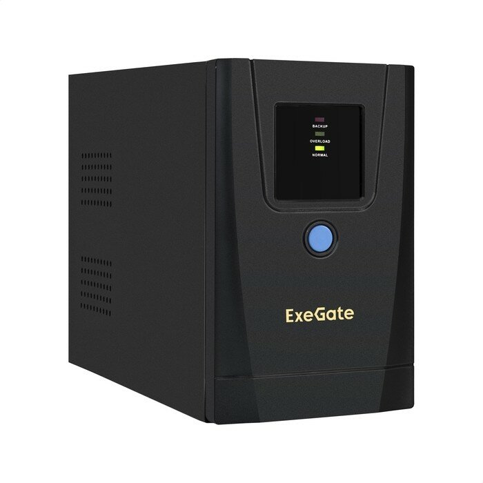 EXEGATE EX292768RUS ИБП SpecialPro UNB-650.LED.AVR.1SH.2C13.RJ.USB <650VA 360W, LED, AVR,1 Schuko+2 C13, RJ45 11,USB, металлический корпус, Black>