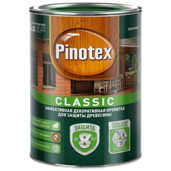 Пропитка PINOTEX CLASSIC палисандр 1 л.