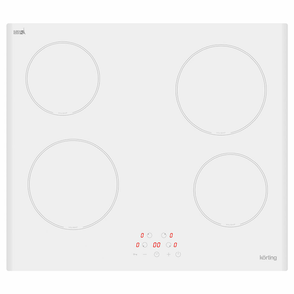Электрическая варочная панель Korting HK 60003 BW