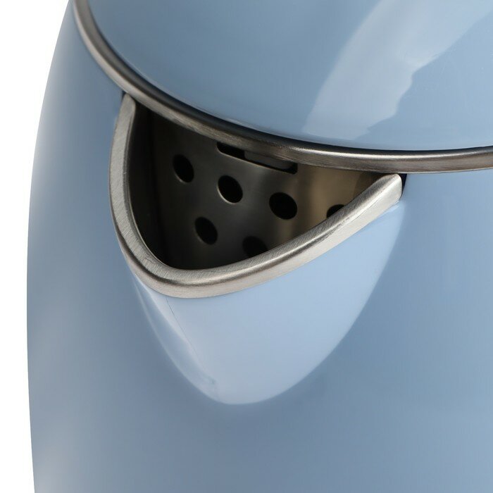 Чайник электрический "Добрыня" DO-1249B, пластик, 1.8 л, 2000 Вт, голубой - фотография № 4