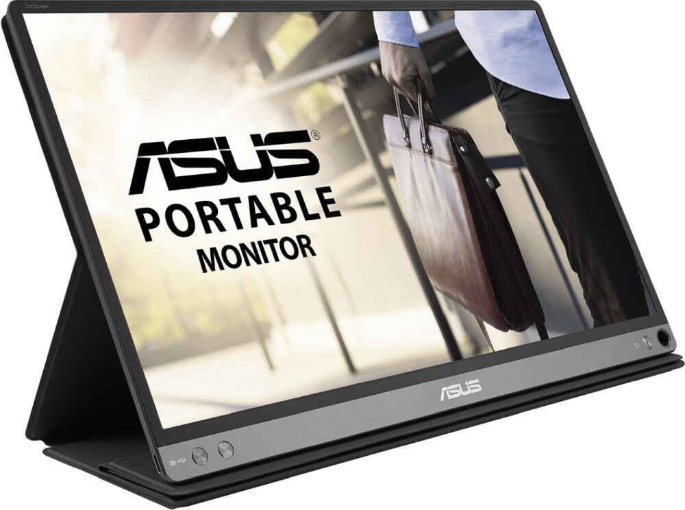 Монитор 15.6" Asus Portable MB16AMT black (IPS,1920x1080,60Hz,5ms)