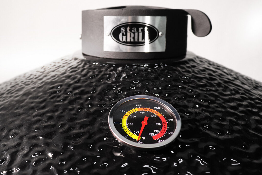 Керамический гриль-барбекю Start Grill PRO 22 дюйма/56см (черный) - фотография № 5