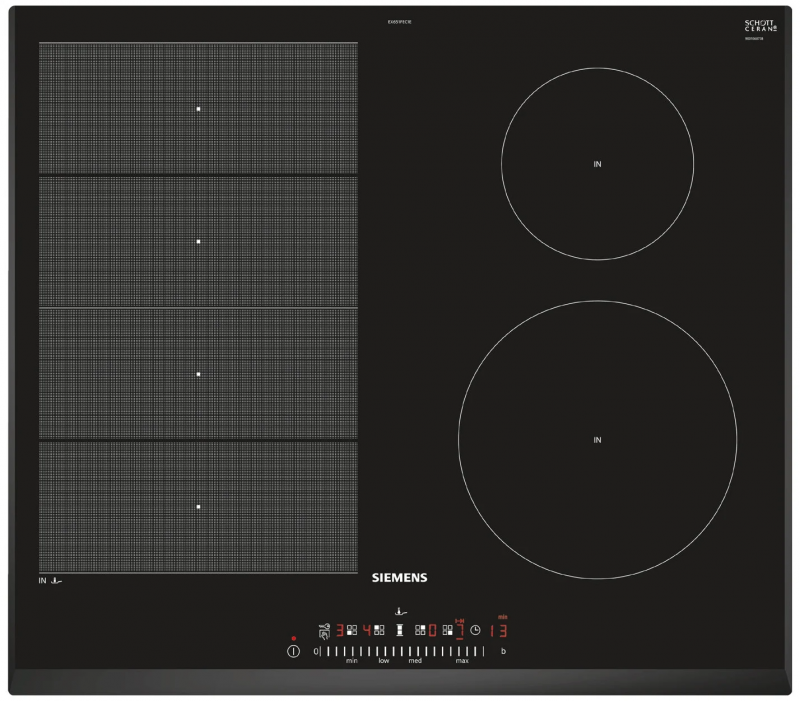 Индукционная варочная панель Siemens EX651FEC1E (черный)