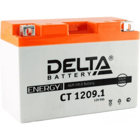 Аккумулятор DELTA BATTERY DELTA CT 1209.1 прямая полярность 9 Ач