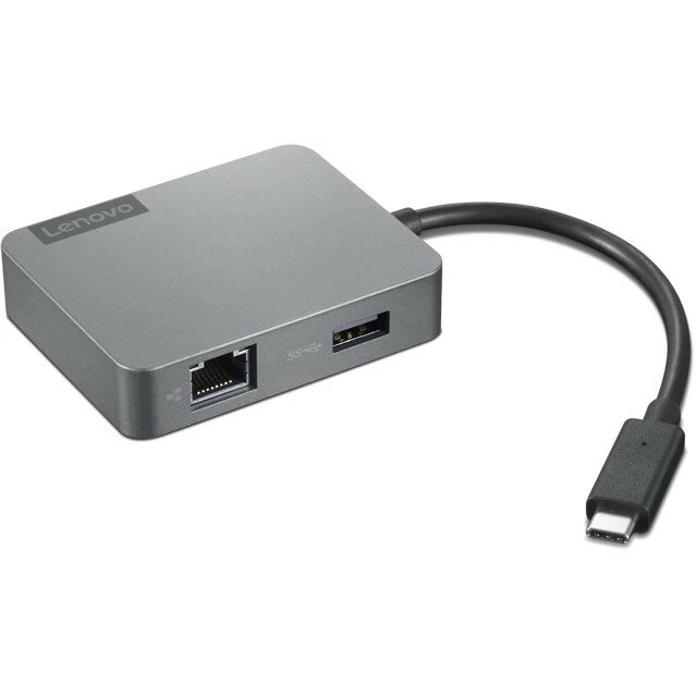 Lenovo 4X91A30366 USB-C Travel Hub Gen 2 1xVGA, 1xHDMI, 1xEthernet, 1xUSB 3.1 Gen1