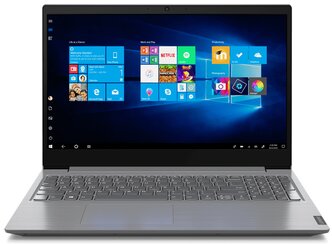 Ноутбук Lenovo V15 15.6" 1920x1080 (Full HD)/ Intel Core i3 1005G1, 1200 МГц/ 4 Гб DDR-4/ 256 Гб SSD/ Intel UHD Graphics 620/ Wi-Fi, Bluetooth, Cam/ DOS/ серый 82C500JDRU