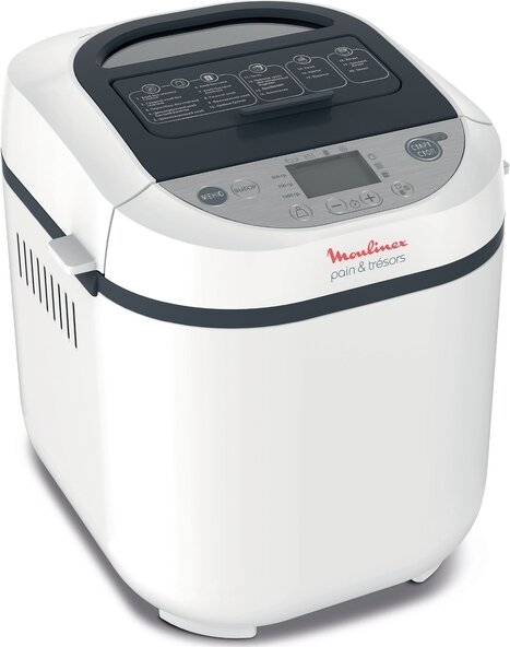 Хлебопечка Moulinex Pain&Tresors OW250132 с 20 автоматическими программами, белый