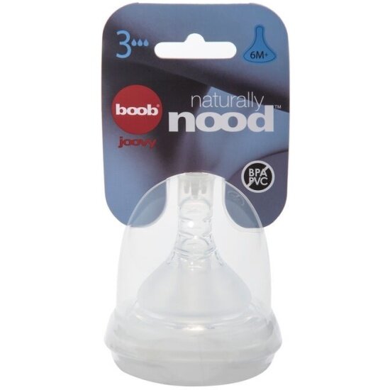 Соска JOOVY Naturally Nood Nipple, 3 стадия 6мес+