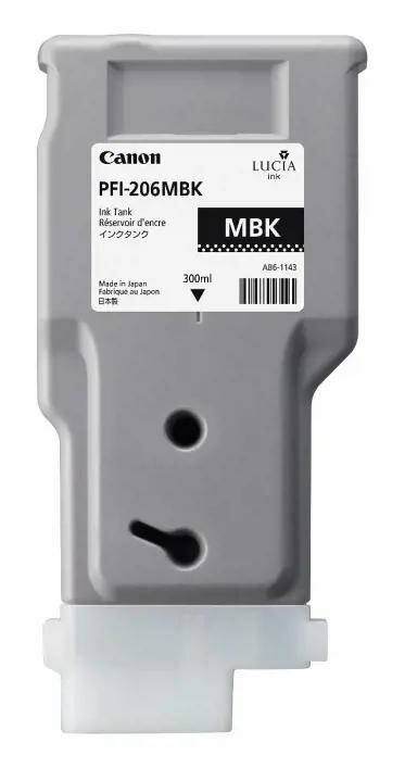 Картридж струйный Canon PFI-206 MBK черный матовый