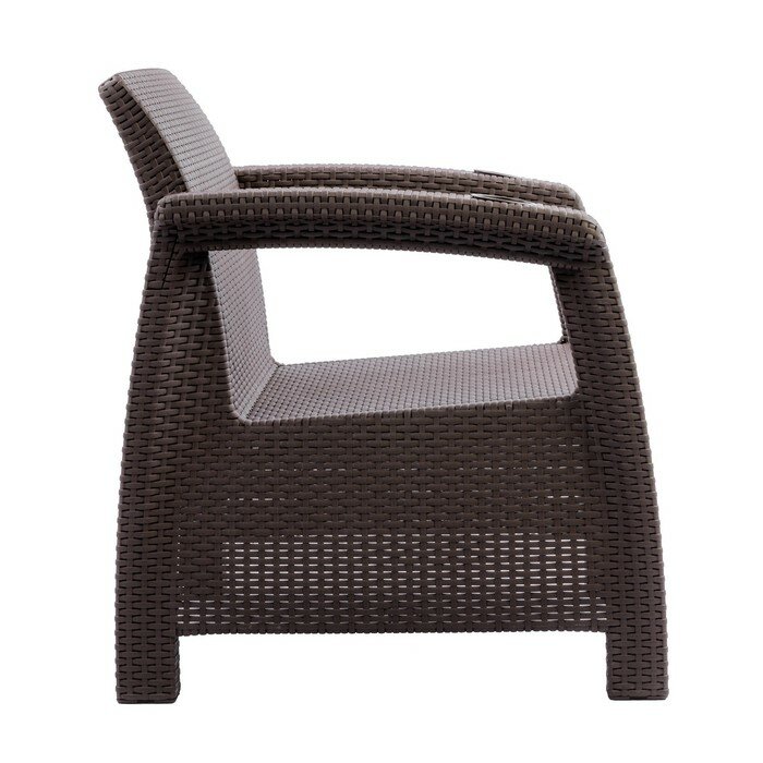 Кресло «Ротанг», 73 × 70 × 79 см, без подушки, цвет шоколад - фотография № 3