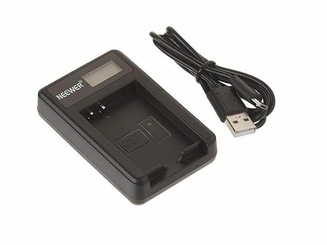 Зарядное устройство USB Neewer NW-BLN1 совместимо с аккумулятором камеры BLN-1 для Olympus BLN1, BCN1, Pen E-P5, OM-D E-M1, OM-D E-M5 для цифровой видеокамеры