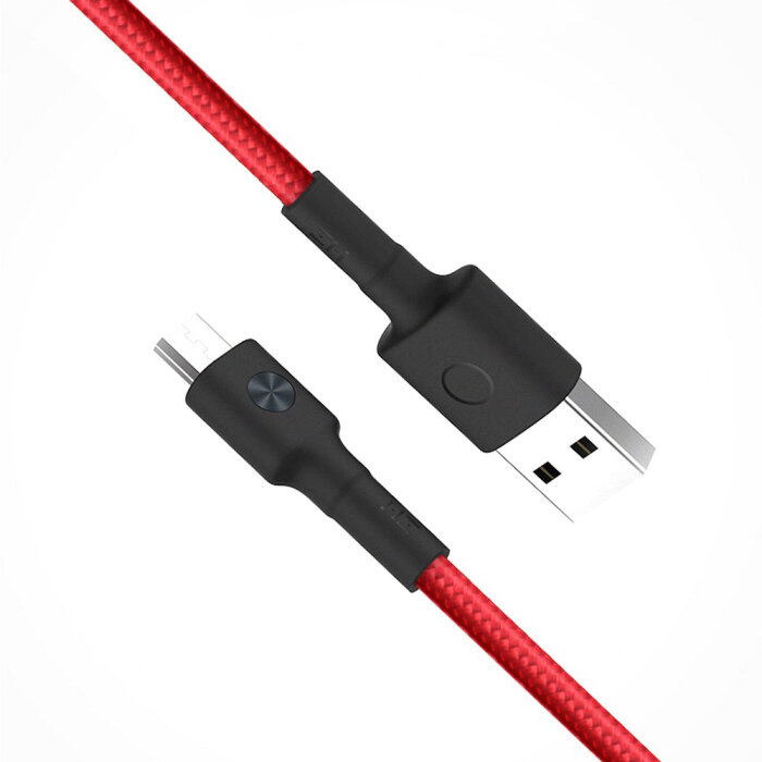 ZMI Кабель USB2.0 соединительный USB A-microB ZMI AL603 ZMKAL603CNRD, красный (1.0м) (ret)