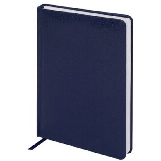 Ежедневник BRAUBERG недатированный малый формат (100x150 мм) А6, "Profile", 136 л., синий, 111691