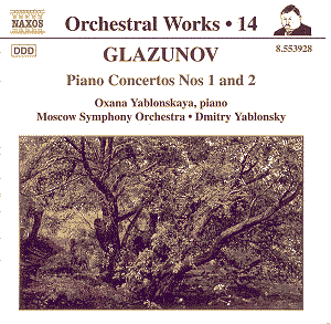 Glazunov - Piano Concertos 1&2 1911 1917- Naxos CD Deu ( Компакт-диск 1шт) александр глазунов