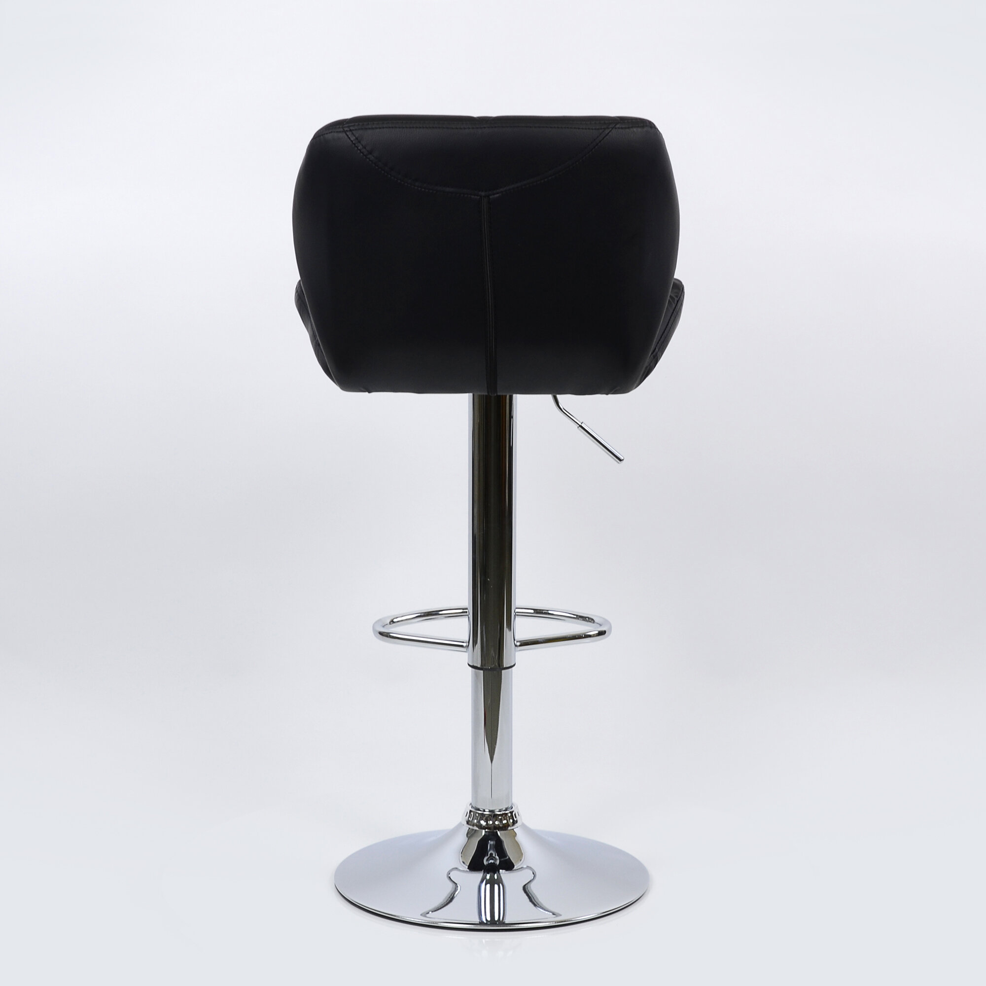 Барный стул Barneo N-85 Diamond черная кожа - фотография № 3