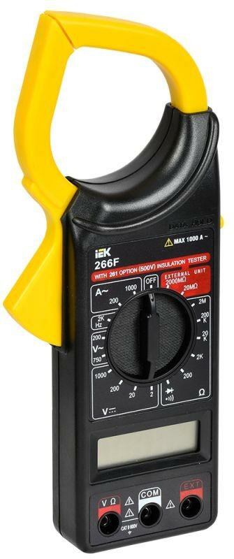 Клещи токоизмерительные Expert 266F IEK TCM-1F-266 (5шт.)