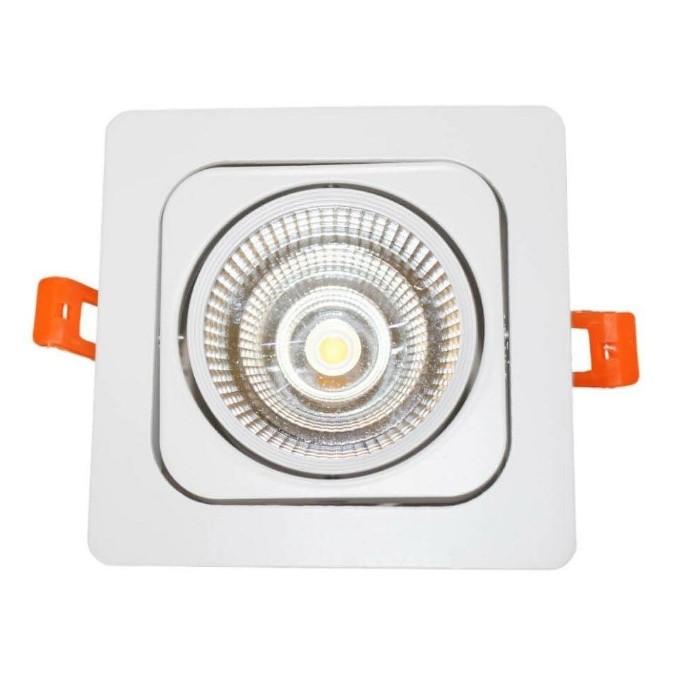 Lumina Deco Встраиваемый светодиодный светильник Lumina Deco Fostis LDC 8065-SS-10WCOB-L120*W120 WT - фотография № 2