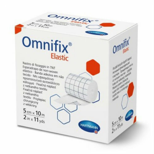 Hartmann OMNIFIX Elastic пластырь фиксирующий из нетканого материала гипоаллергенный 5х1000 см