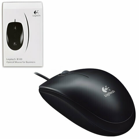   Logitech B100 Optical Mouse USB