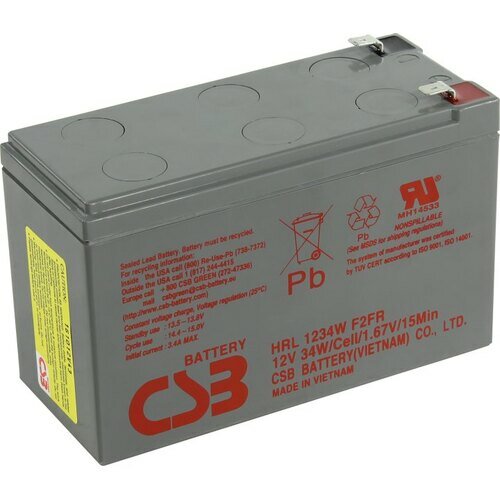 Аккумулятор Csb HRL 1234W F2FR