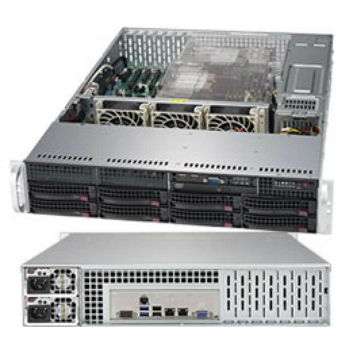 Серверная платформа Supermicro SuperServer 2U 6029P-TRT noCPU(2)Scalable/TDP 70-205W/ no DIMM(16)/ SATARAID HDD(8)LFF/ 2x10GbE/ 6xLP, M2/ 2x1000W