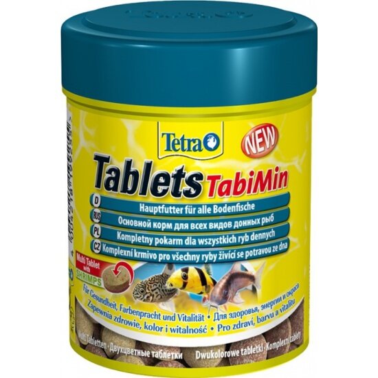 Корм для всех видов донных рыб Tetra TabiMin Tablets 275 таблеток