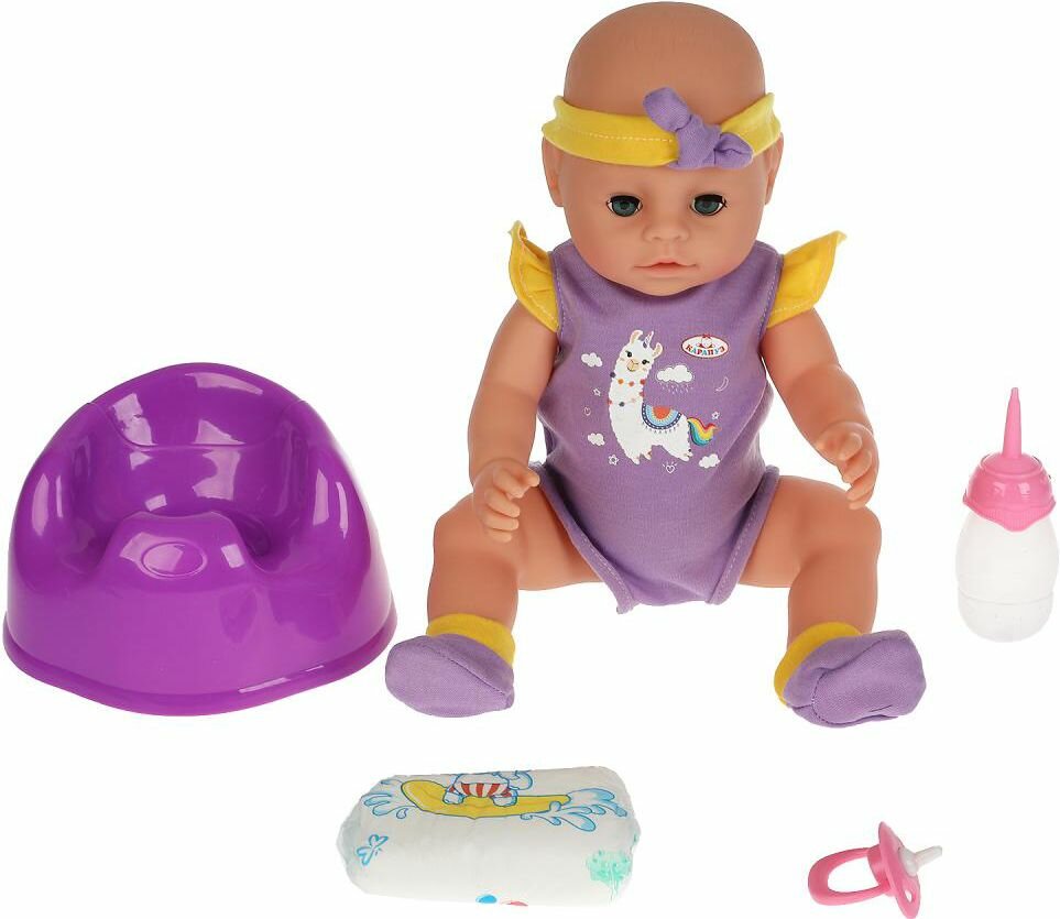 Пупс функциональный анечка барбарики 40см 35 песен, фраз, звуков, боится щекотки карапуз BAE-6099-BB-RU-20