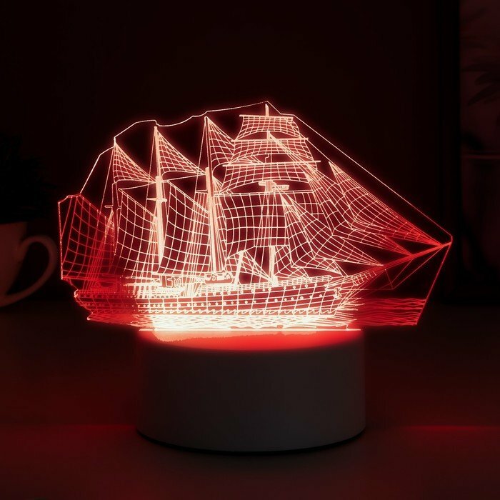 Светильник "Фрегат" LED RGB от сети 9,5х15х16см (комплект из 2 шт) - фотография № 5