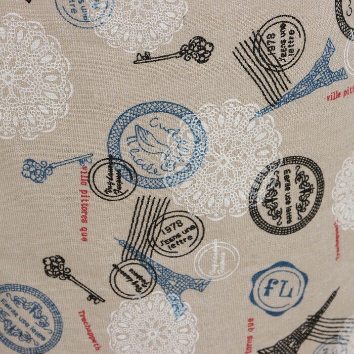 Доляна Корзина бельевая текстильная Доляна «Париж», 35×35×60 см - фотография № 4
