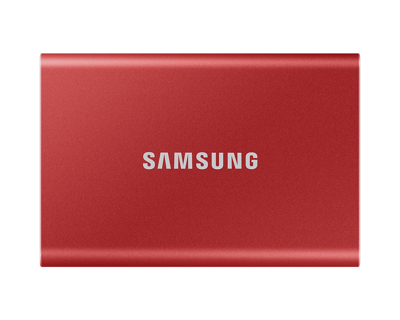 1 ТБ Внешний портативный твердотельный SSD накопитель Samsung T7 (MU-PC1T0R/WW) USB 3.2 Gen2, красный