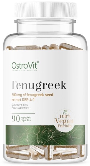 Повышение тестостерона OstroVit Fenugreek (90 веганских капсул)