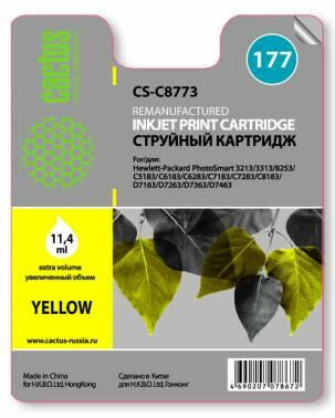 Картридж YELLOW NO.177 11.4ML CACTUS CS-C8773