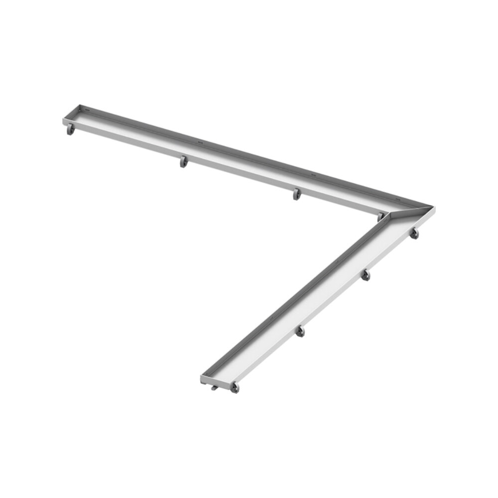 Решетка Tece TECEdrainline Plate 120х120 см под плитку угловая - фото №1