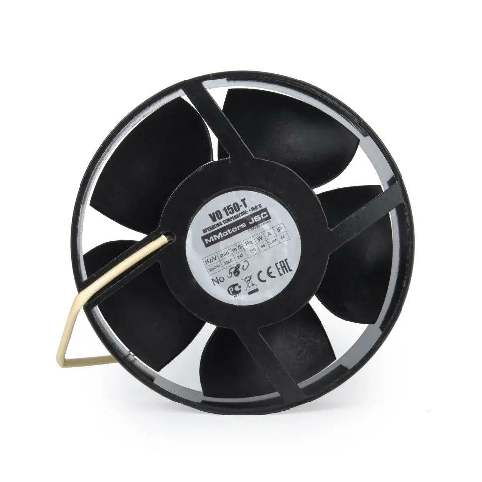 Вентилятор осевой канальный Mmotors ВO150Т 51 дБ 240 м3/ч цвет черный - фотография № 1