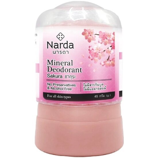 Дезодорант Narda Mineral Deodorant Sakura кристаллический 45г - фото №1