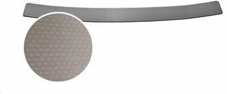 Накладка на задний бампер skoda octavia a7 2013-2017-, нержавеющая сталь, 1 шт. nb.5105.1