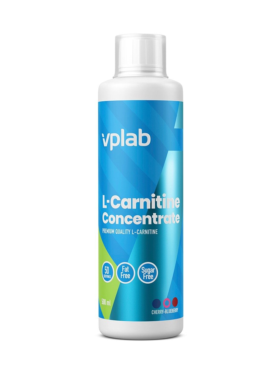 VPLab Nutrition L-carnitine Concentrate, 500 ml (вишня черника)