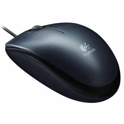   Logitech Mouse M90 Black USB (910-001794)