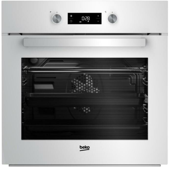 Встраиваемая электрическая духовка Beko BIM24301WCS белый