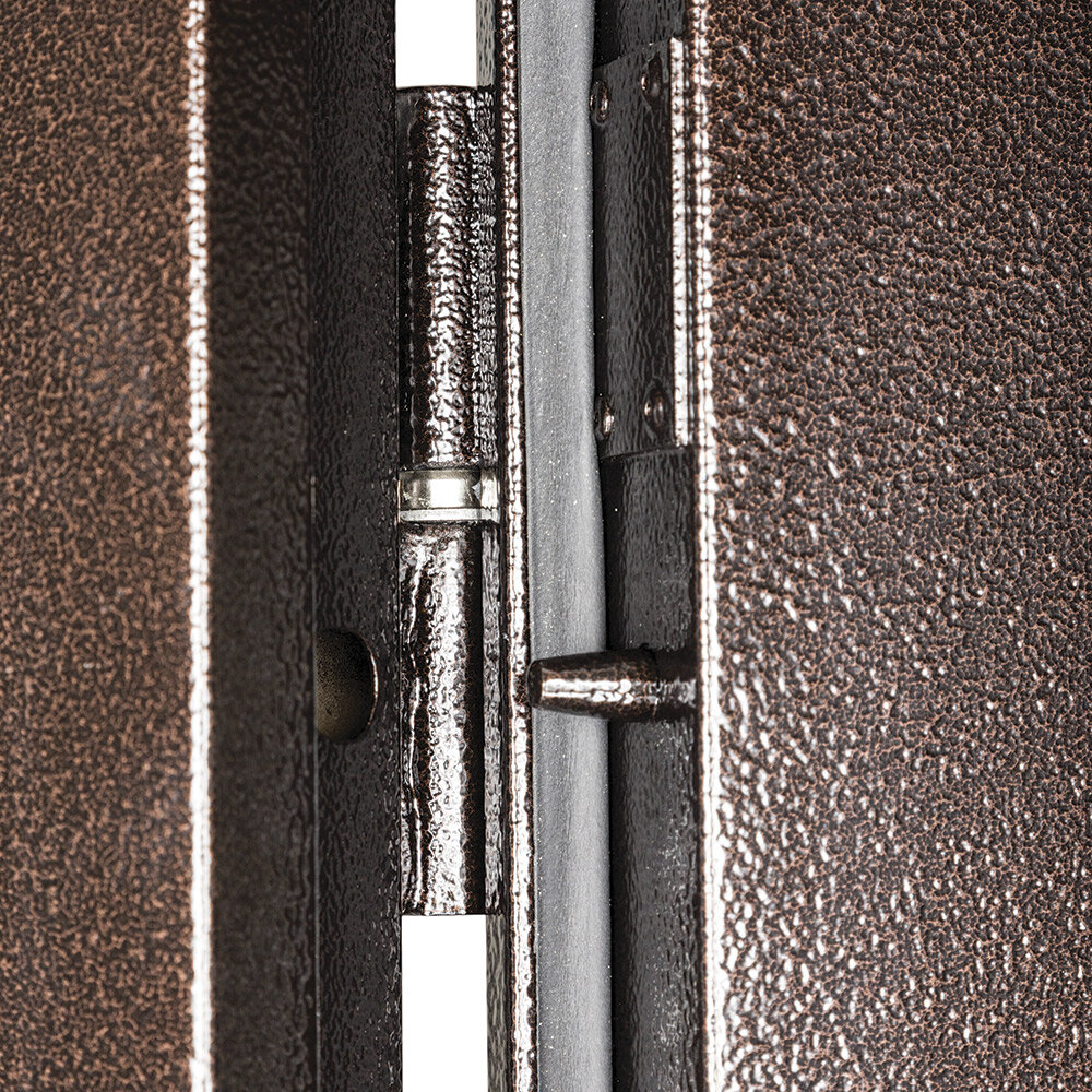 Дверь входная Промет Спец Про левая медный антик - итальянский орех 860х2060 мм - фотография № 4