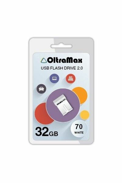 Флешка OltraMax 70 32Gb OM-32GB-70-White