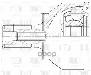 Шрус Ford Focus Ii (05-) (24 Шлц.) Наруж. Linea Perfecto Trialli арт. GO 1064