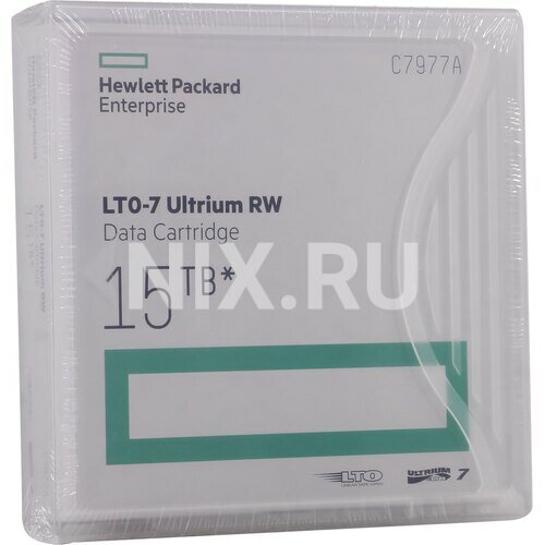 Ленточный накопитель Hpe LTO-7 Ultrium типа RW Blue Gray