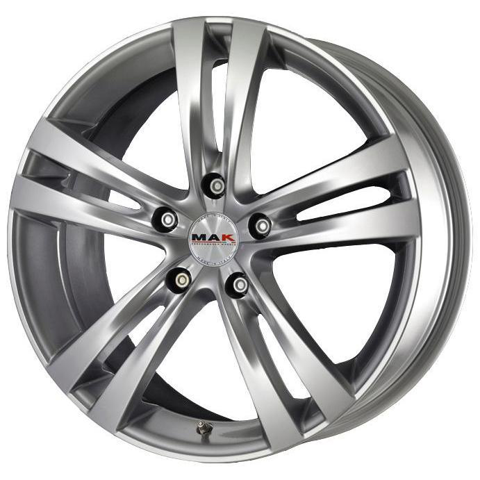   MAK Zenith 7.5x18 5*105 ET38 DIA56.6 Hyper Silver