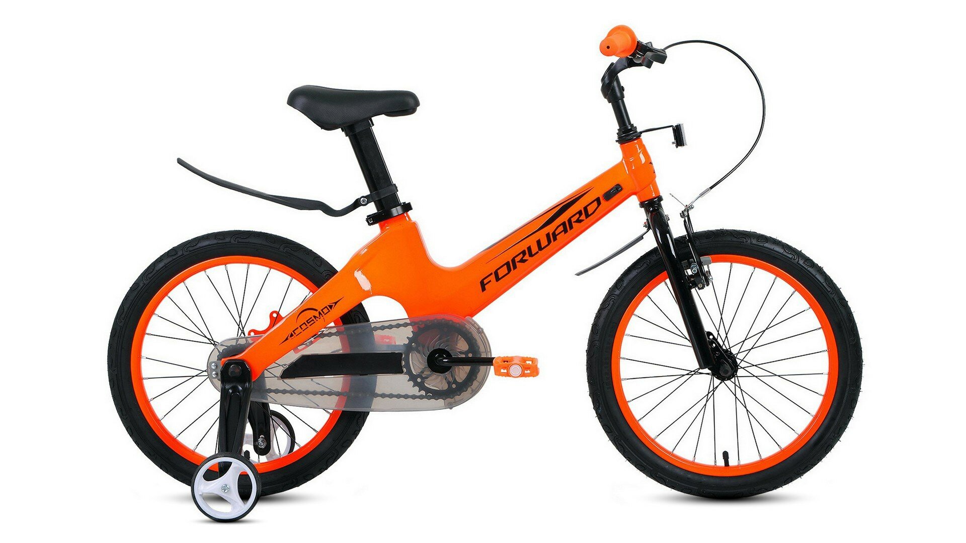 Детский велосипед Forward Cosmo 18, год 2021, цвет Оранжевый
