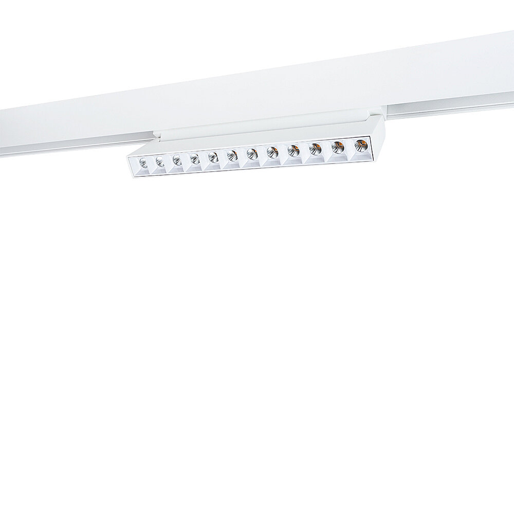 Магнитный трековый светильник Arte Lamp Linea A4648PL-1WH, Белый, LED