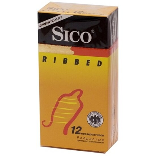 Презервативы SICO Siсo Ribbed (ребристые) №12