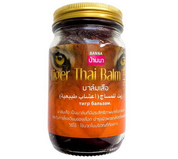 Тайский тигровый бальзам Tiger Thai Balm Banna 200 гр