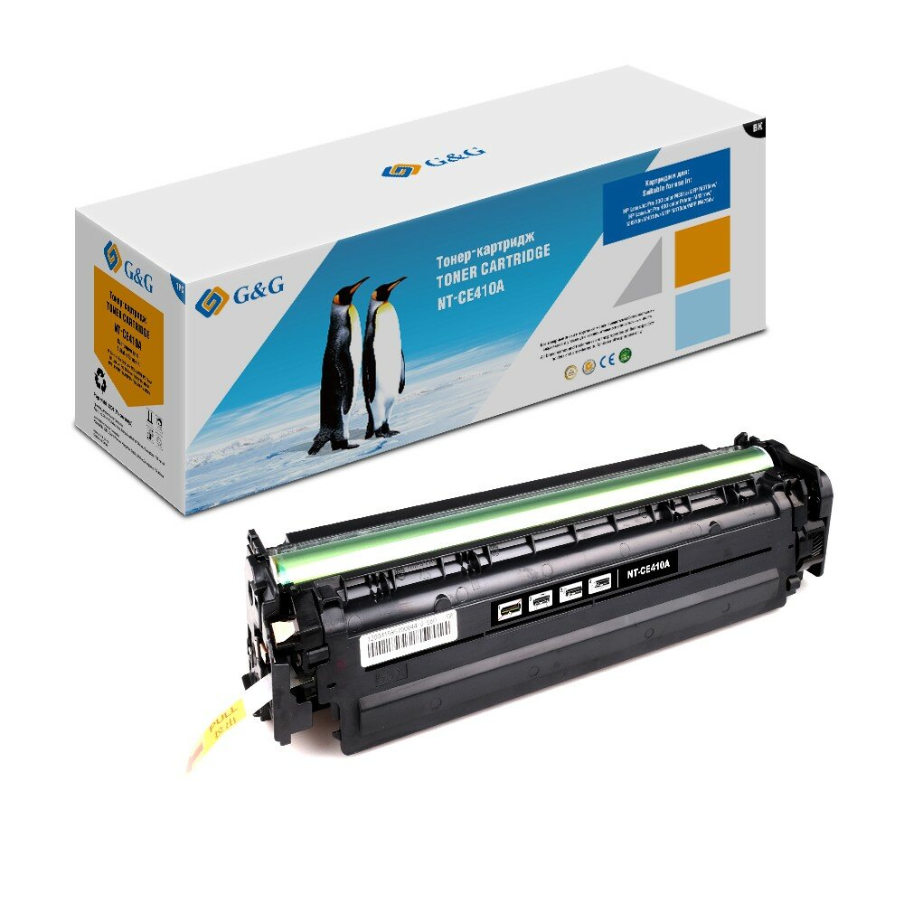 G&G Картридж лазерный NT-CE410A черный 2200стр. для HP LJ Pro 300 color M351a MFP M375nw;Pro 400 color Printer M451nw MFP M475d